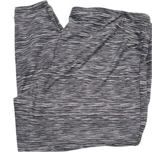 Terra & Sky Black and White Patterned Leggings size 2X